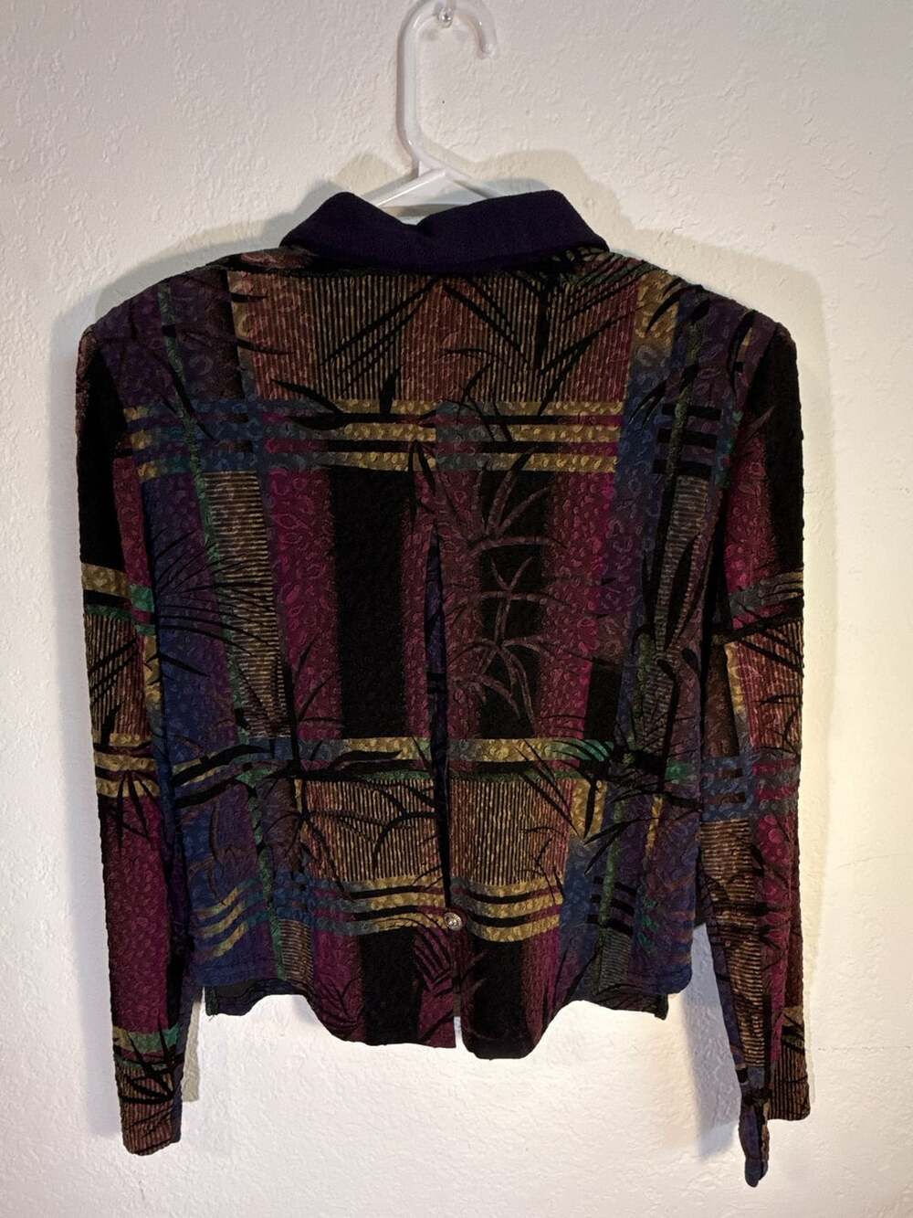 K Studio Button Up Shirt Size 8 Abstract Pattern - Picture 3 of 4